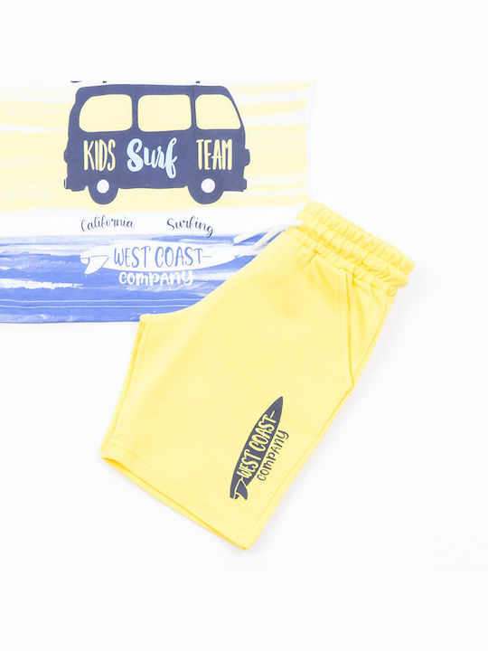 Trax Kids Set with Pants Summer 2pcs yellow