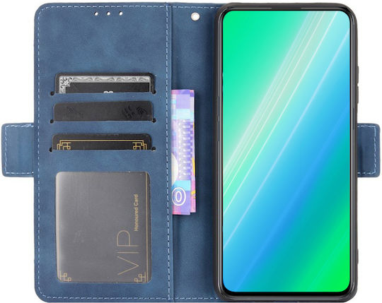 Infinix Книга Изкуствена кожа / Пластмаса / Силикон Тъмносин (Infinix Note 12 5G)