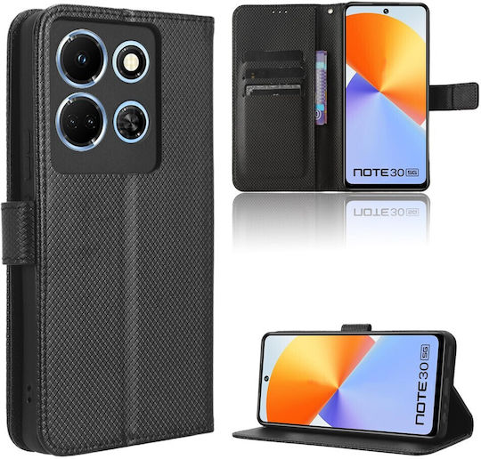 Smart Wallet Δερματίνης Μαύρο (TCL 30 / 30+ / 30 5G)