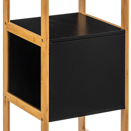 Atmosphera Bathroom Cabinet L33xW33xH80cm Black