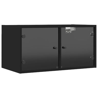 vidaXL Cabinet de baie L68.5xA37xÎ35cm Negru