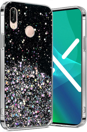 Erbord Задна корица Пластмаса / Силикон Черен (Huawei P20 Lite)