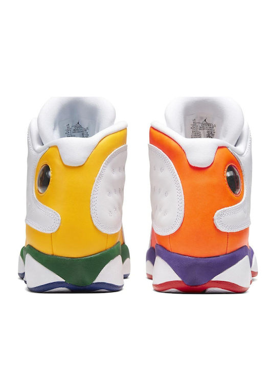 Air  13 Kids Sports Shoes Basketball with Laces Multicolour