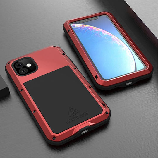 Love Mei Back Cover Μεταλλικό Κόκκινο (iPhone 11)