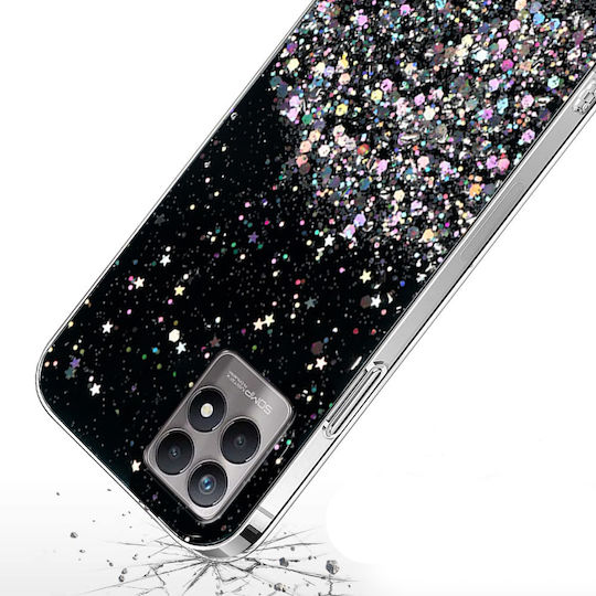 Erbord Back Cover Plastic / Silicon Negru (Realme 8i)
