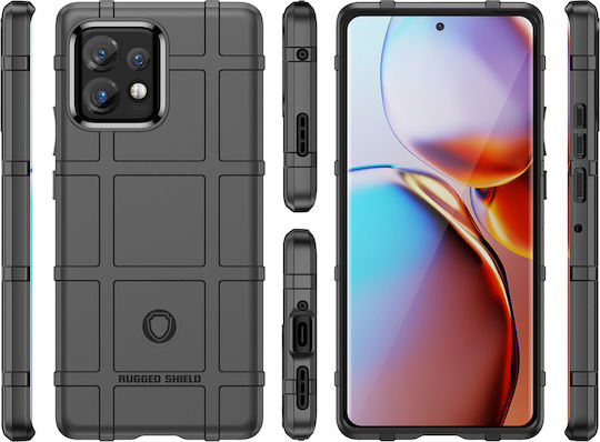 Shield Back Cover Silicon Negru (Motorola Edge 40 Pro)