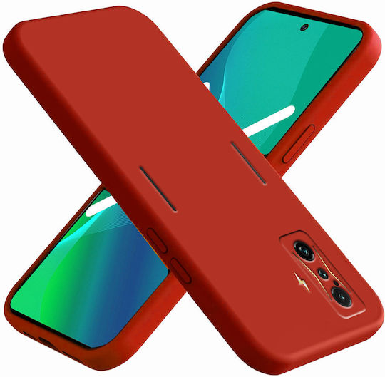 Erbord Back Cover Silicon Roșu (Poco F4 GT 5G)