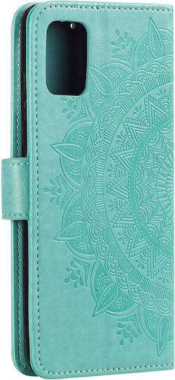 Erbord Book Synthetic Leather / Plastic / Silicone Green (Oppo Reno6)