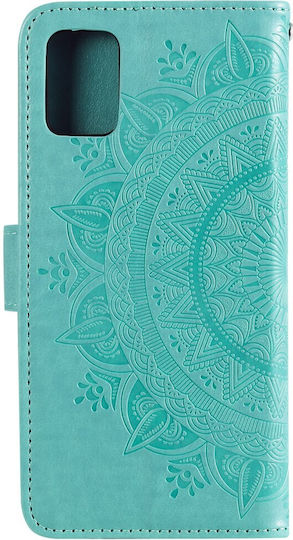 Erbord Book Synthetic Leather / Plastic / Silicone Green (Oppo Reno6)