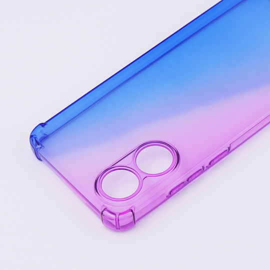 Oppo Gradient Dropproof Back Cover Πλαστικό / Σιλικόνης Μωβ (Oppo A78 4G)