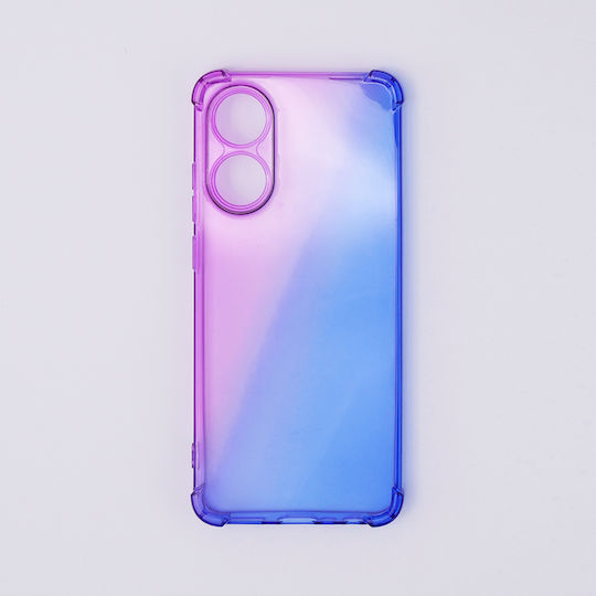 Oppo Gradient Dropproof Back Cover Πλαστικό / Σιλικόνης Μωβ (Oppo A78 4G)
