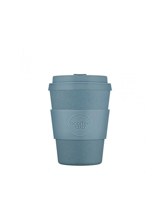 Ecoffee Cup Κούπα Πλαστική με Καπάκι Καφέ 350ml