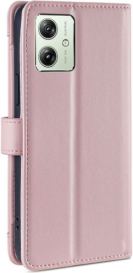 Motorola Wallet Piele artificială Roz (Motorola Moto G54 5G)