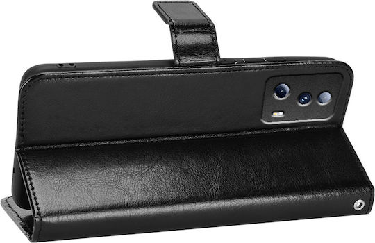 Crazy Horse Wallet Δερματίνης / Πλαστικό / Σιλικόνης Μαύρο (Xiaomi 13 Lite)