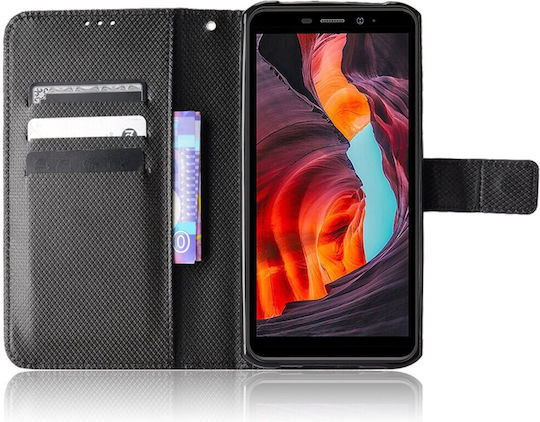 Ulefone Портмоне Изкуствена кожа Черен (Nokia X10)