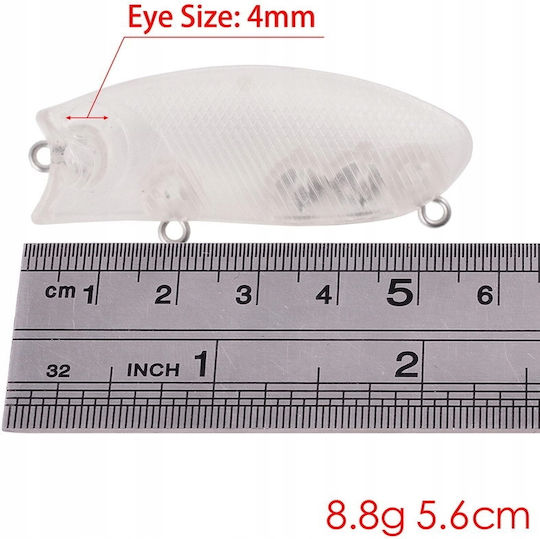 Nălucă Artificială 6buc/9.3gr Transparent Set 10buc