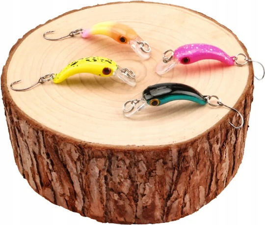 Momeală Artificială Peștișor (Minnow) 4cm 1.5g Gri