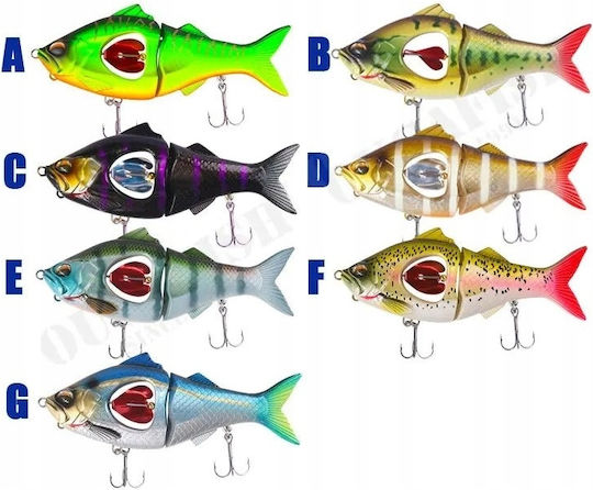 Изкуствена Примамка Малка Рибка (Minnow) 13.5см 35гр Бежова