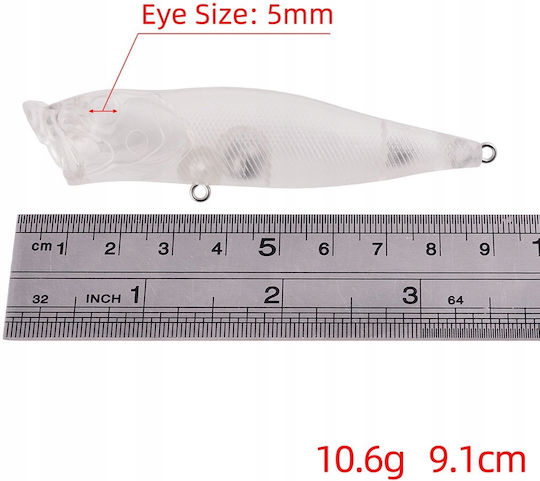 Τεχνητό Δόλωμα 9εκ./10.5gr Διάφανο