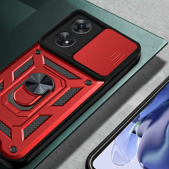 Back Cover Μεταλλικό Κόκκινο (Oppo Reno8 T)