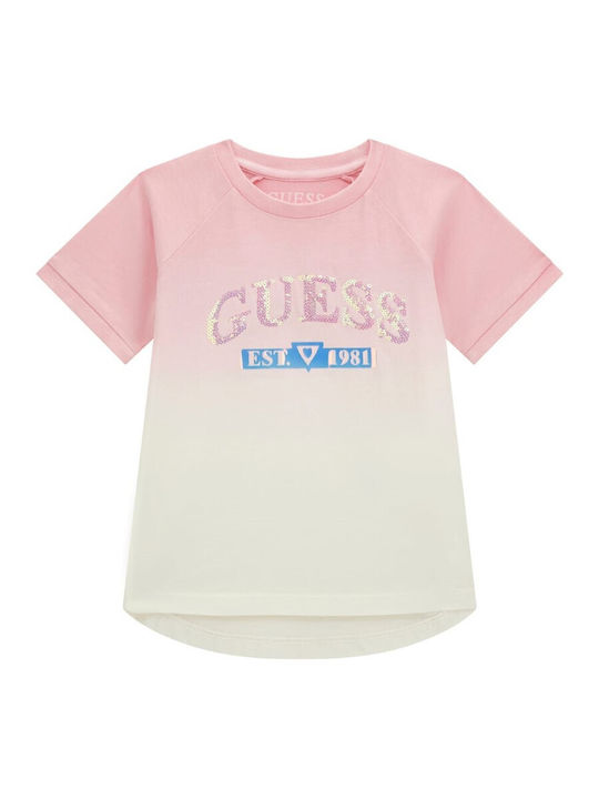 Guess Kids Blouse Short Sleeve Pink