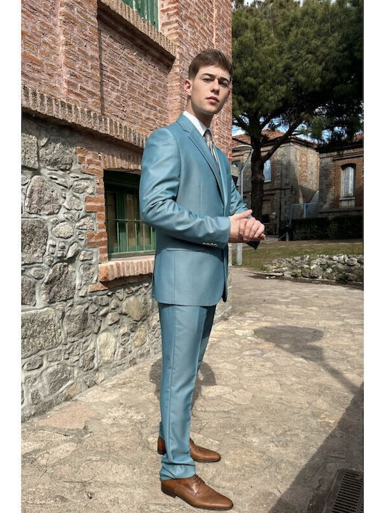 Italian Job 811615/02/V Suit in teal