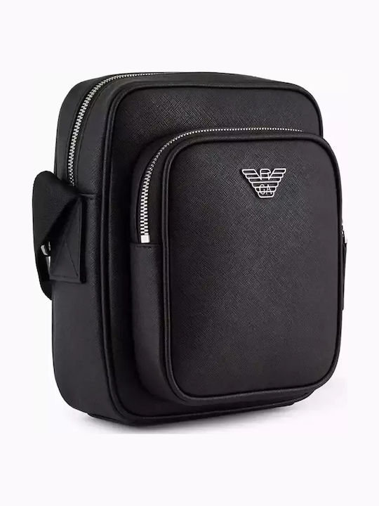 Emporio Armani Messenger Ανδρική Τσάντα Ώμου / Χιαστί Μαύρη