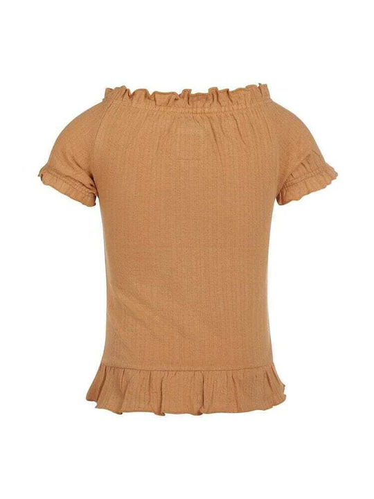 Koko Noko Kids Blouse Short Sleeve camel