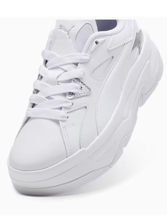 Puma Blstr Dresscode Femei Chunky Sneakers Puma White / Puma Silver