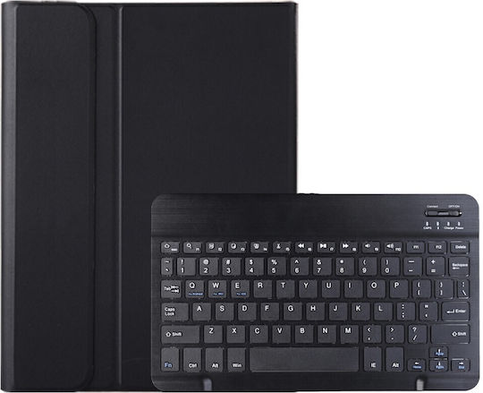 Flip Cover με Πληκτρολόγιο στα Αγγλικά US Μαύρη (Xiaomi Redmi Pad SE)