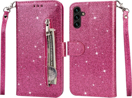 Samsung Brieftasche Synthetisches Leder Rosa (Samsung Galaxy A55)