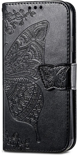 Xiaomi Butterfly Book Δερματίνης / Πλαστικό / Σιλικόνης Μαύρο (Xiaomi Poco F5)