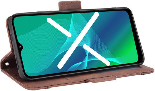 Oppo Book Δερματίνης / Πλαστικό / Σιλικόνης Καφέ (OPPO Lite)