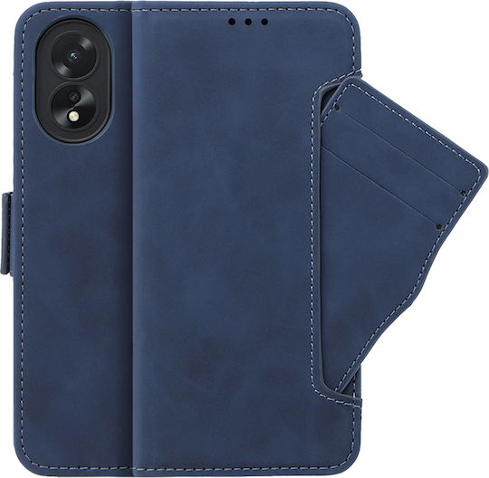 Oppo Book Piele artificială / Plastic / Silicon Albastru (Oppo A38 4G)