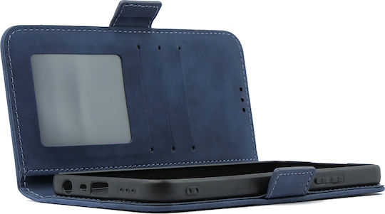 Oppo Book Piele artificială / Plastic / Silicon Albastru (Oppo A38 4G)