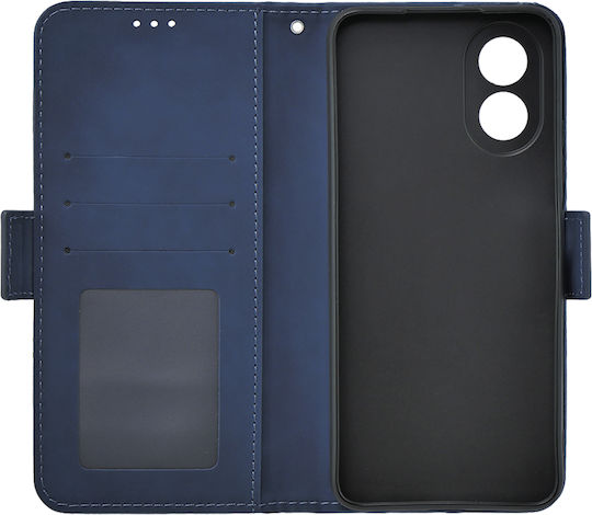 Oppo Book Piele artificială / Plastic / Silicon Albastru (Oppo A38 4G)