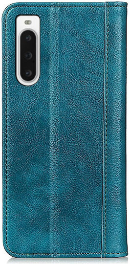 Wallet Δερμάτινο / Σιλικόνης Πράσινο (Xperia 10 V)