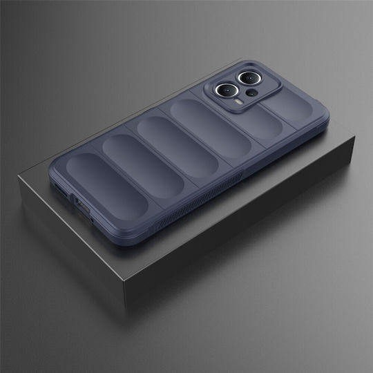 Back Cover Plastic / Silicone Navy Blue (Redmi Note 12 5G / Poco X5 5G)