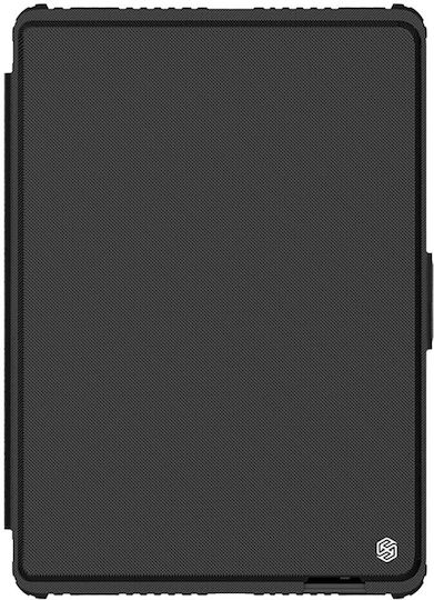 Nillkin Bumper Flip Cover με Πληκτρολόγιο στα Αγγλικά US Μαύρη (Galaxy Tab S8+, Tab S7, Tab S7 FE)