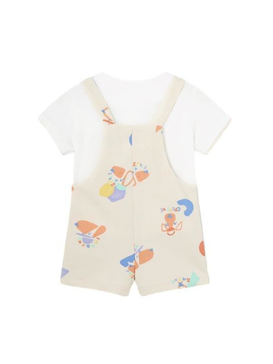 Mayoral Kinder Set mit Shorts Sommer 2Stück Beige