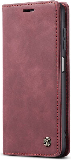 Caseme Book Δερματίνης Μπορντό (Galaxy M33)