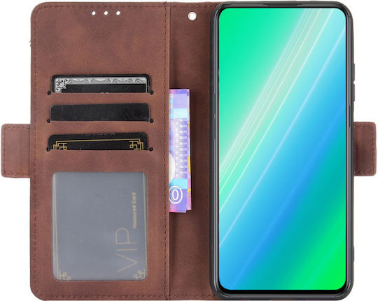 HTC Book Δερματίνης / Πλαστικό / Σιλικόνης Καφέ (HTC U23 Pro)