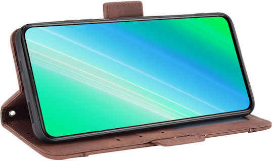 HTC Book Δερματίνης / Πλαστικό / Σιλικόνης Καφέ (HTC U23 Pro)