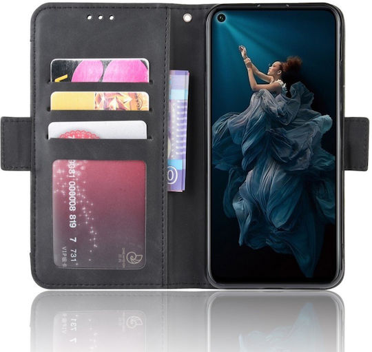 Huawei Buchen Sie Synthetisches Leder / Kunststoff / Silikon Schwarz (Huawei Nova 5T / Honor 20 Huawei Nova 5T / Honor 20 / Ehre 20)