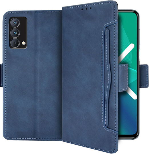 Erbord Book Δερματίνης / Πλαστικό / Σιλικόνης Μπλε (Realme GT Master)