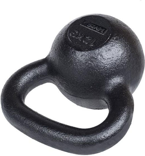 HMS Kzg12 Kettlebell от Чугун 12кг Черен