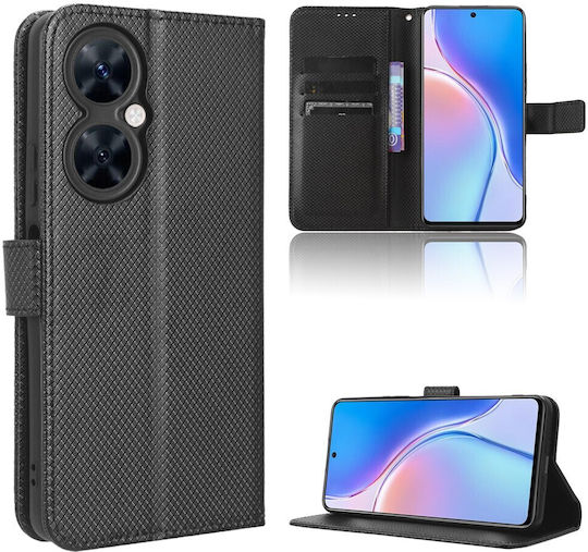 Smart Wallet Δερματίνης Μαύρο (Huawei Nova 11i)
