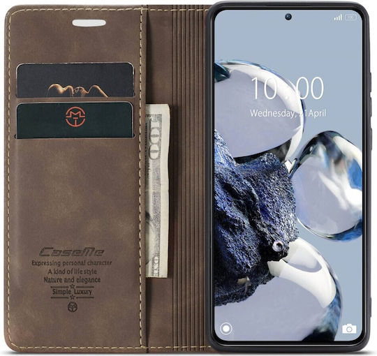 Caseme Wallet Δερματίνης Καφέ (Xiaomi 12T / 12T Pro)