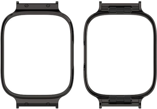 Back Cover Metallic Black (Xiaomi Redmi Watch 3 Lite, Watch 3 Active)