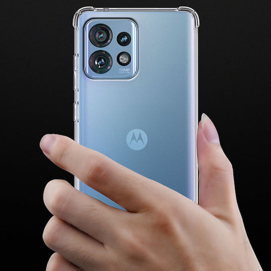 Umschlag Rückseite Silikon Transparent (Motorola Edge 40 Pro)